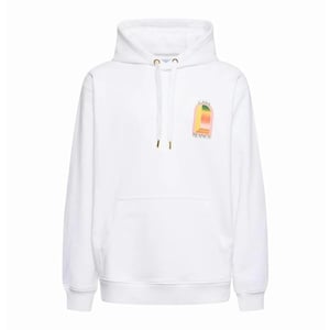 Casablanca Gradient Arch Logo Witte Hoodie