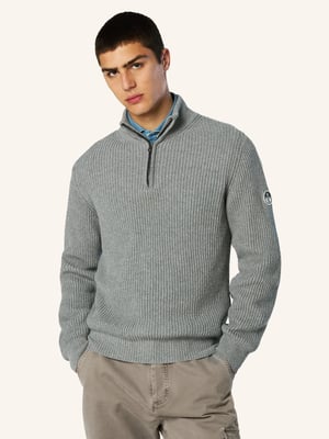North Sails Trui Vissersrib halve rits