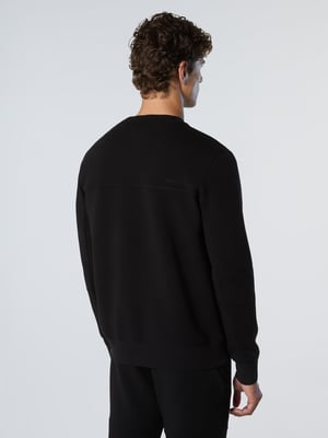 North Sails Sweatshirt Scuba-stof met ronde hals