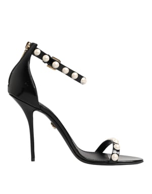 Parelsierlijke Leren Sandalen
