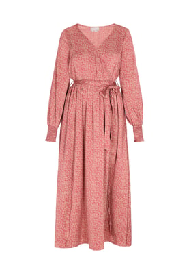 usha jurk Dames Oud roze beige