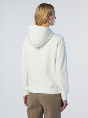 North Sails Hoodie met rits Met ton-sur-ton logo