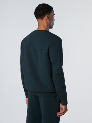 North Sails Sweatshirt Scuba-stof met ronde hals