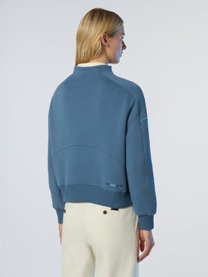 North Sails Sweatshirt met halve rits Winter fleece