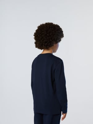 North Sails T-shirt Lange mouwen met logopatch