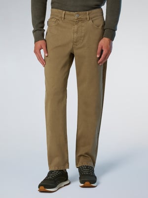 North Sails Broek Broken twill met 5-pocketstijl
