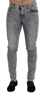 Slim Fit Acid Wash Jeans