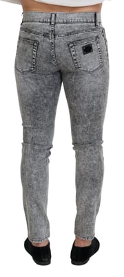 Slim Fit Acid Wash Jeans