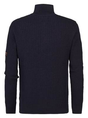 Petrol Industries - Heren Gebreid Vest Fairbanks - Blauw