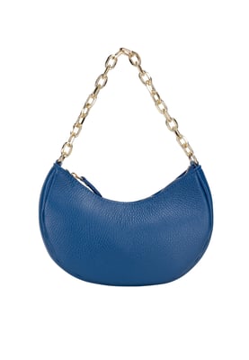 FELIPA Leren schoudertas Dames Elektrisch blauw