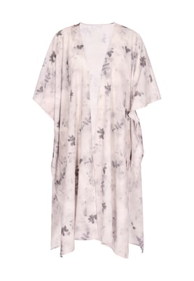 usha Kimono Dames Grijs Veelkleurig