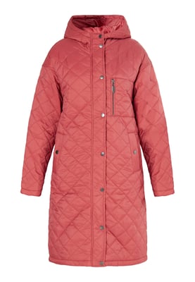 usha Lichtgewicht gewatteerde jas Dames Vintage rood