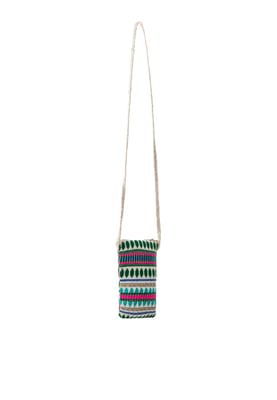 IZIA Telefoontas Dames Groen Veelkleurig