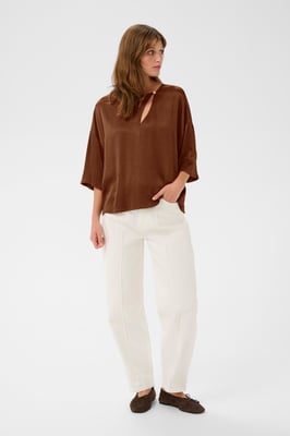 Blouse met korte mouwen SLMirabella Blouse met korte mouwen Loose fit
