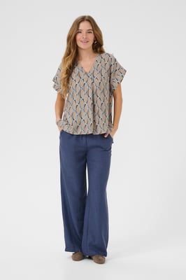 Blouse met korte mouwen CUbae Blouse met korte mouwen Relaxed fit