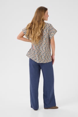 Blouse met korte mouwen CUbae Blouse met korte mouwen Relaxed fit