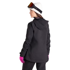 Mountain Warehouse Dames Cortina Extreme Waterproof 3-Lagen Skijack (Zwart)