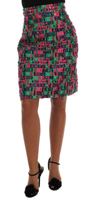 Dolce Gabbana Potloodrok Multicolor
