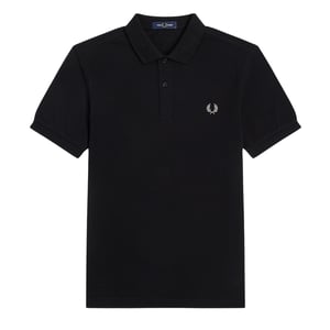 Fred Perry Zwarte Effen Poloshirt