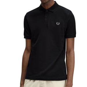 Fred Perry Zwarte Effen Poloshirt