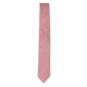Hugo Boss Effen zijden stropdas (Roze)