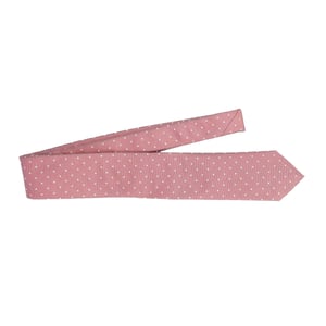 Hugo Boss Effen zijden stropdas (Roze)