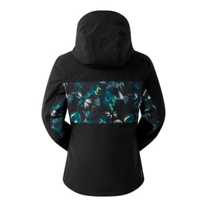 Dare 2B Dames/Dames Iced Waterdichte Ski jas (Zwart/Elektrisch)