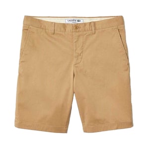 Lacoste Herenkatoen Stretch Slim Casual Korte Broek (Beige)