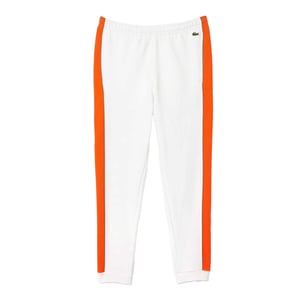 Lacoste Heren Tapered Leg Joggingbroek (Wit/oranje)