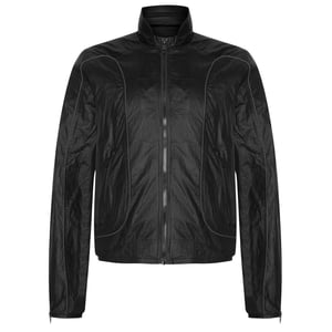 Diesel Heren Motorcrossstijl Track Jacket (Zwart)