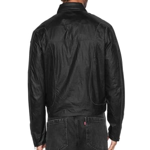 Diesel Heren Motorcrossstijl Track Jacket (Zwart)