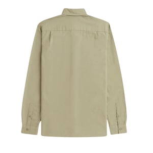 Fred Perry Heren Oxford overhemd met lange mouwen (Warm Grijs)