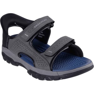 Skechers Tresmen - Reece Polyurethaan Heren Charcoal Standaard Sandalen