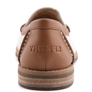 Sperry Port Driving Textiel Dames Witte/Tan Standaard Loafers