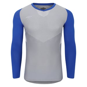 Umbro Heren Pro Base Layer Top met lange mouwen (Diepe branding/grijs)
