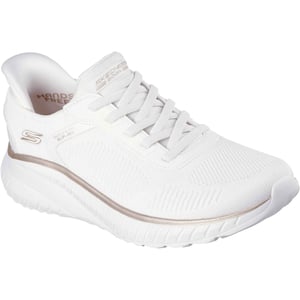 Skechers BOBS Sport Squad Chaos Textiel Dames Wit/Goud Standaard Sneakers