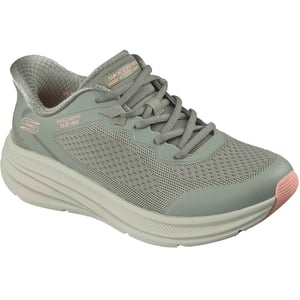 Skechers BOBS Skillz Textiel Dames Olijfgroene Sneakers