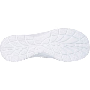 Skechers Virtue Icon Textiel Dames Witte/Zilveren Standaard Sneakers
