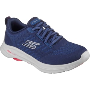 Skechers GO Walk 8 Dag Textiel Heren Navy/Rood Standaard Sneakers