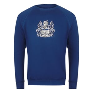 Aquascutum Heren Crest Crew Neck Tracksuit Set (Marineblauw)