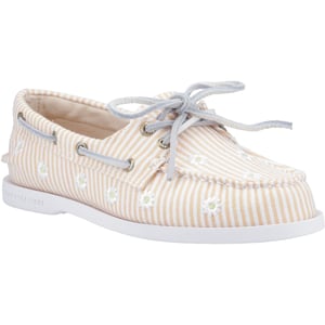 Sperry Authentiek Origineel Textiel Dames Seersucker Standaard Bootschoenen