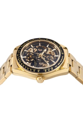 Invicta Objet D Art 49502 Heren Horloge - Automatisch Uurwerk - Roestvrij Staal met zwarte Wijzerplaat - 47mm