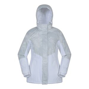 Mountain Warehouse Dames/Dames Dawn II Bedrukte Ski-jas (Lichtgrijs)