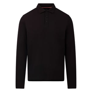 Trespass Heren Leblanc Poloshirt met lange mouwen (Zwart)
