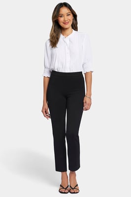Pull-On Straight Sculpt-Her™ Enkelbroek | Zwart