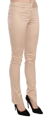 Just Cavalli Pan70328 Beige Slimfit Broek