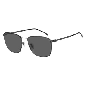Hugo Boss Heren BOSS1405FSK 0R80 M9 Gepolariseerde Zonnebril (Donker Ruthenium/Grijs)