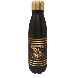 Harry Potter Waterfles (Zwart/Goud)