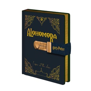 Harry Potter Alohomora afsluitbare A5 agenda (Marine)