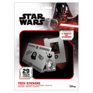 Star Wars Force Stickers (Pakket van 29) (Zwart/Wit)